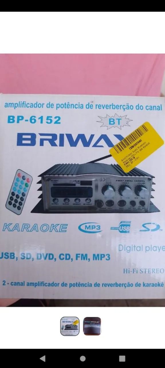 Amplificador briwax 