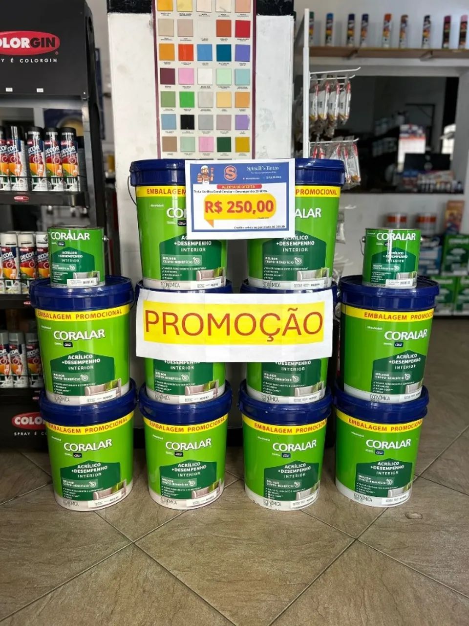 Tinta 20 Litros Coralar + Desempenho branco gelo - Foto 2