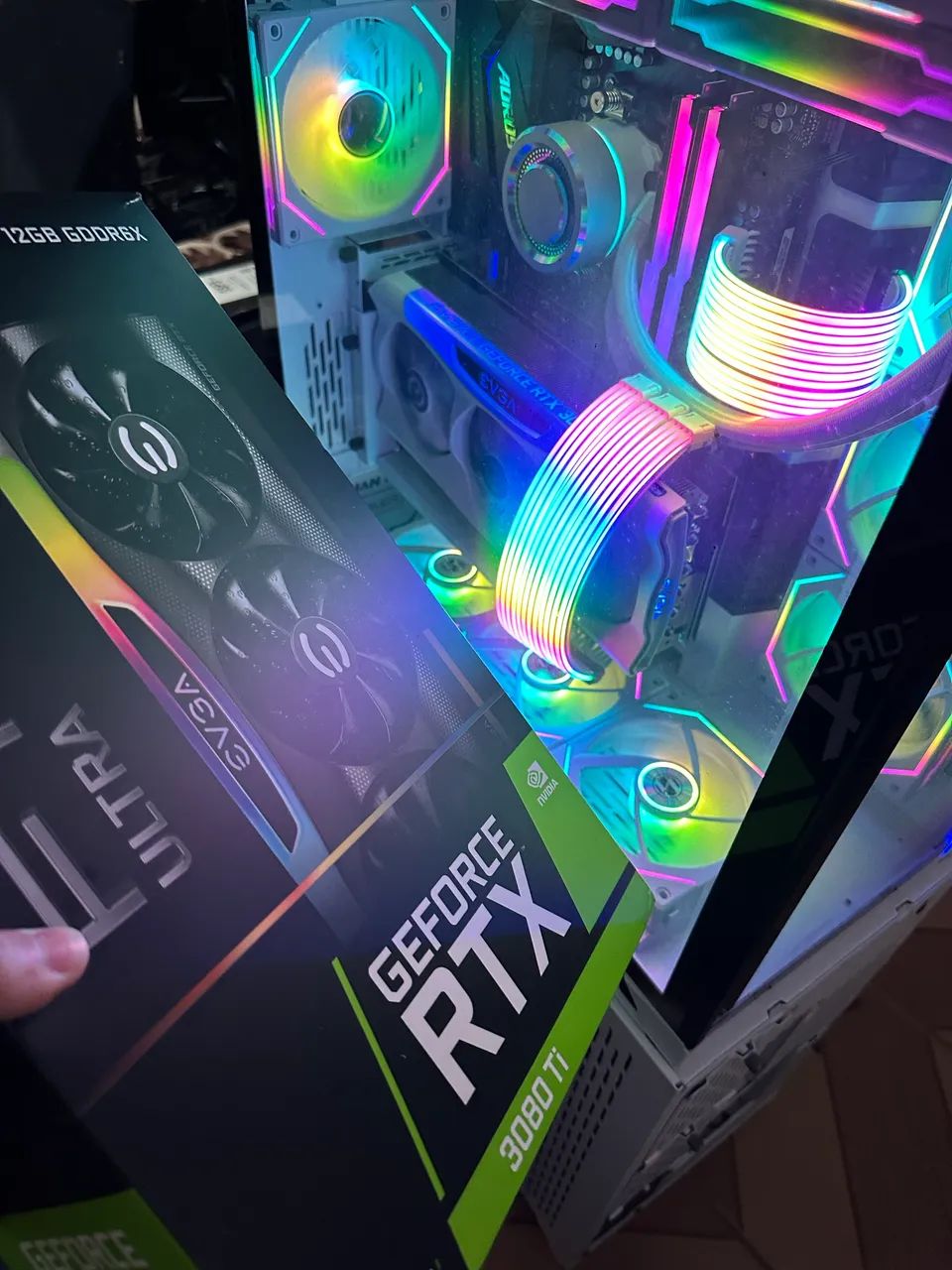 Rtx 3080 ti evga ftw3 branca  - Foto 5