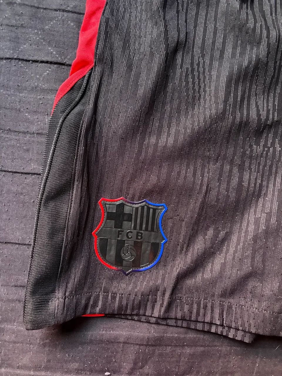 Short black Barcelona jogador
