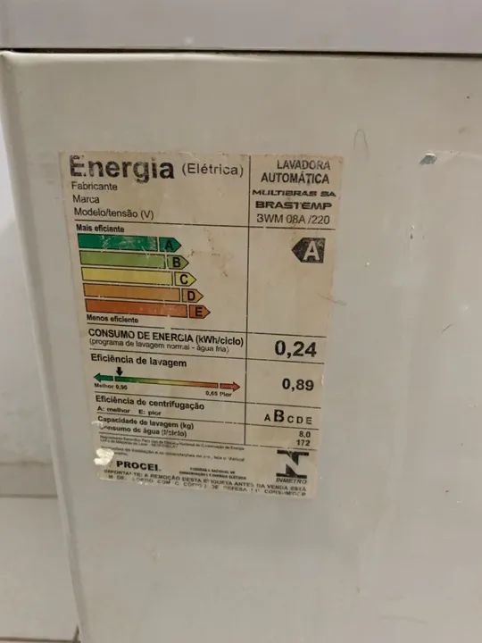 Máquina de Lavar Brastemp 8KG - Foto 5