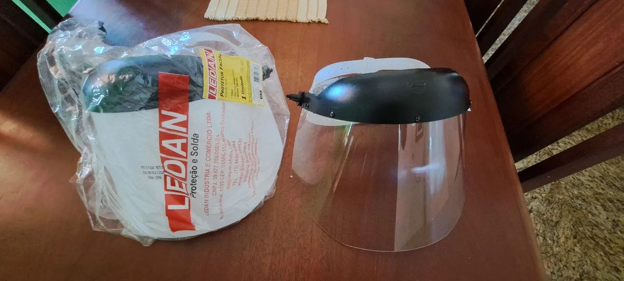 Máscara proteção facial 25 reais a unidade