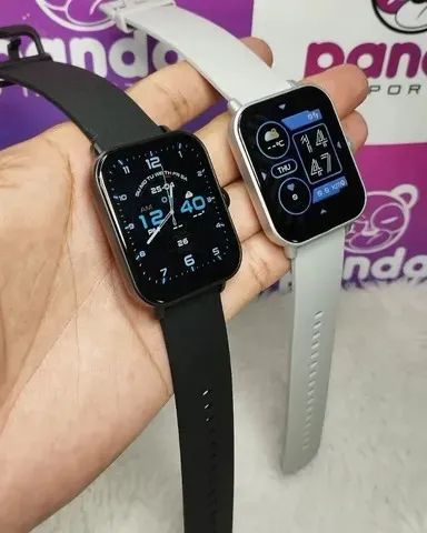 COLMI P81 (PRETO) : Smartwatch Completo com Chamadas de Voz e Monitoramento de Saúde