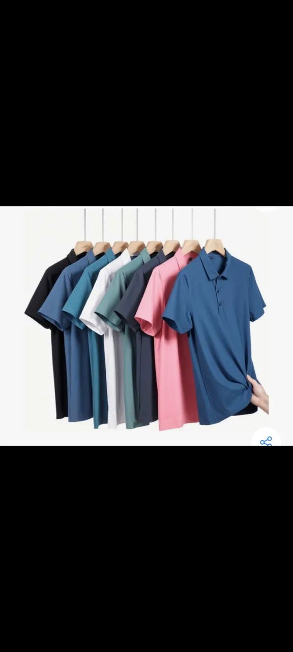 Camisa polo dray fit tamanhos p m g gg g1 G2 g3 novas Roupas