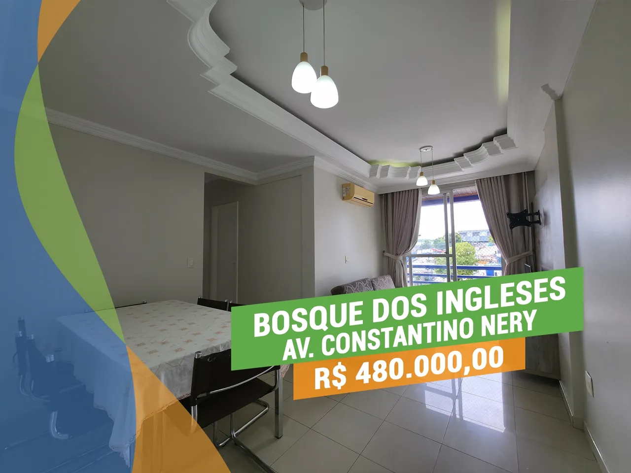 Cond. Bosque dos Ingleses- mobiliado - 3Qts/1St - Av. Constantino Nery