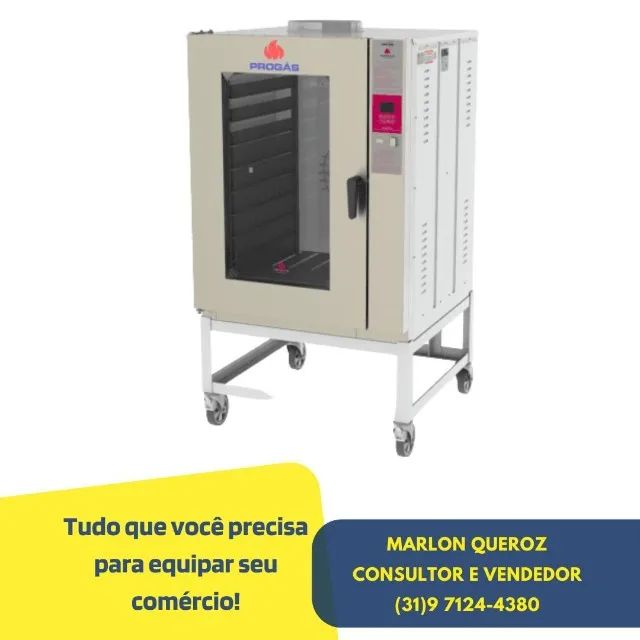 Forno Turbo 10 Esteiras Elétrico 220v Progas