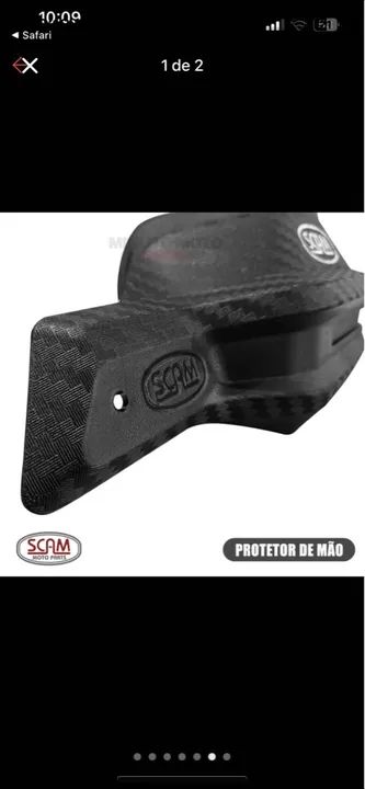 Par de Protetores de Mãos SCAM para Honda CB 300 - Foto 2