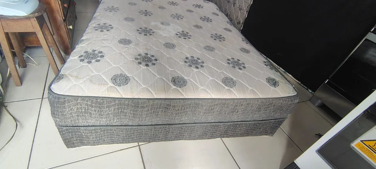 Cama Casal Mola - Em Ótimo Estado (ENTREGA GRÁTIS) - Foto 4