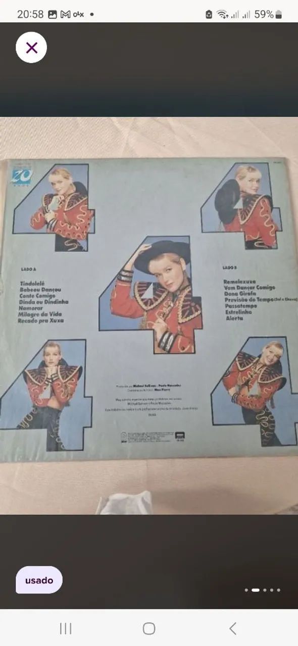 LP vinil Xou da Xuxa 4° - Foto 2