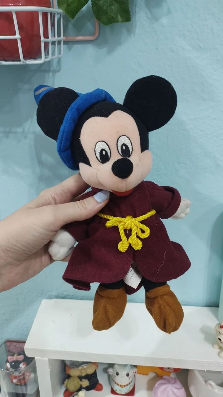 Mickey Mouse Fantasia Fantasy de Pelúcia Original Disney  - Foto 2