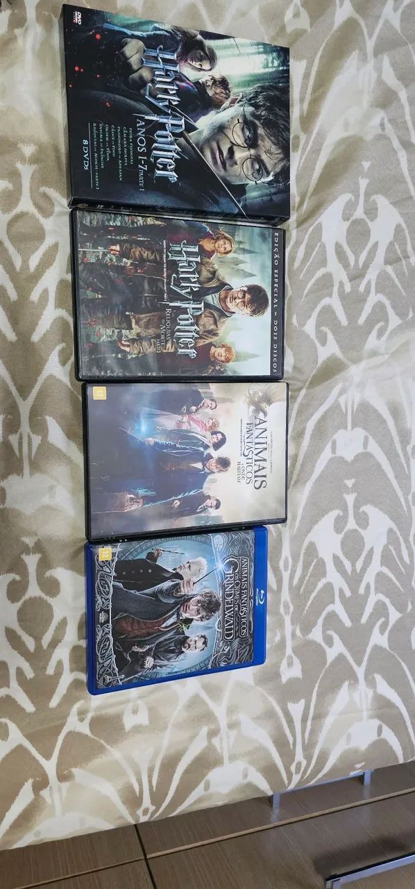Coleção Harry Potter e Animais Fantásticos DVD e Blu-Ray 
