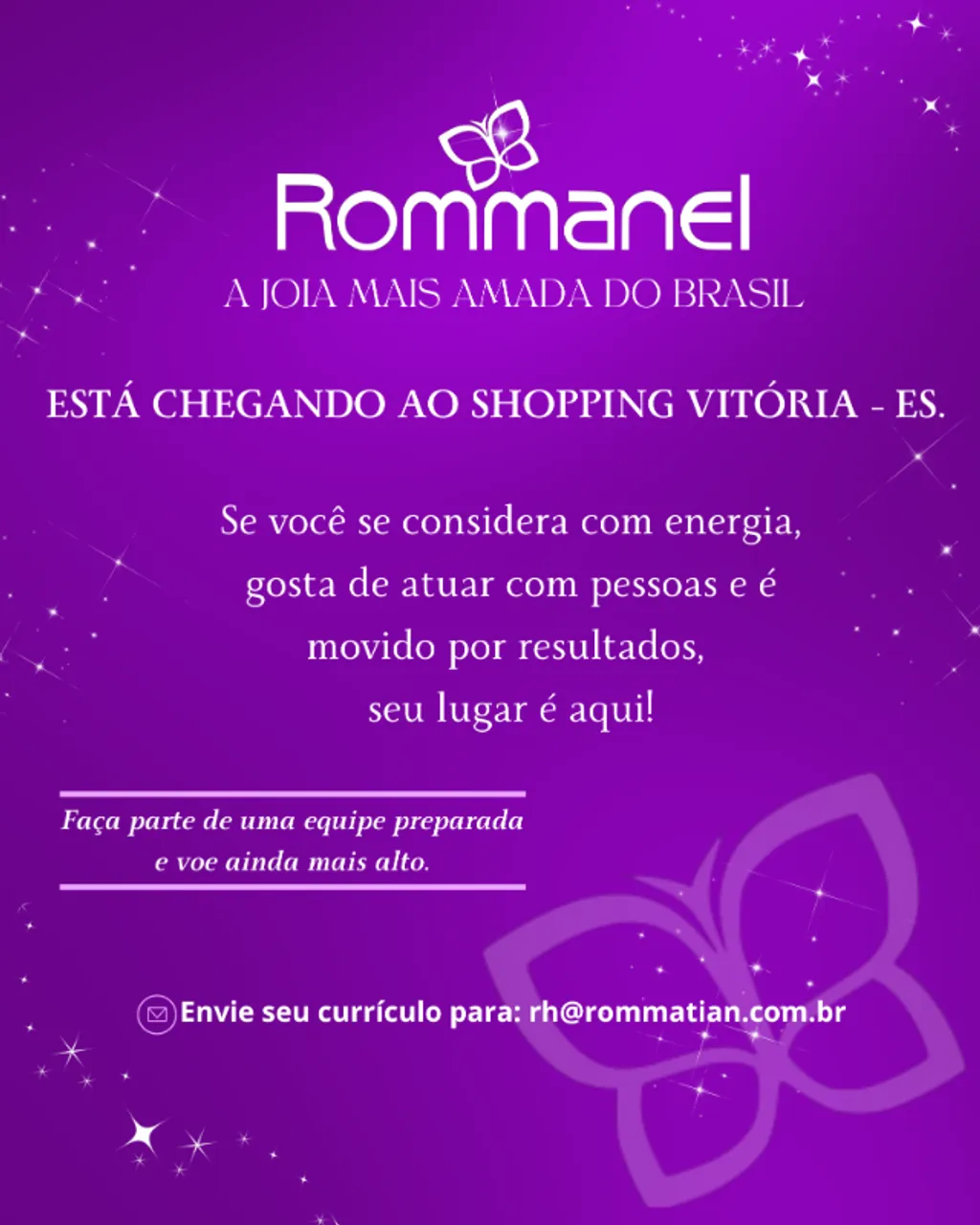 Oportunidade para Vendedores - Shopping Vitória ES
