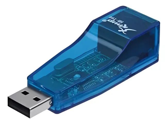 Adaptador Usb 2.0 P/ Rede Rj45 Hb-t66 Realtek 10/100mbps - Foto 3
