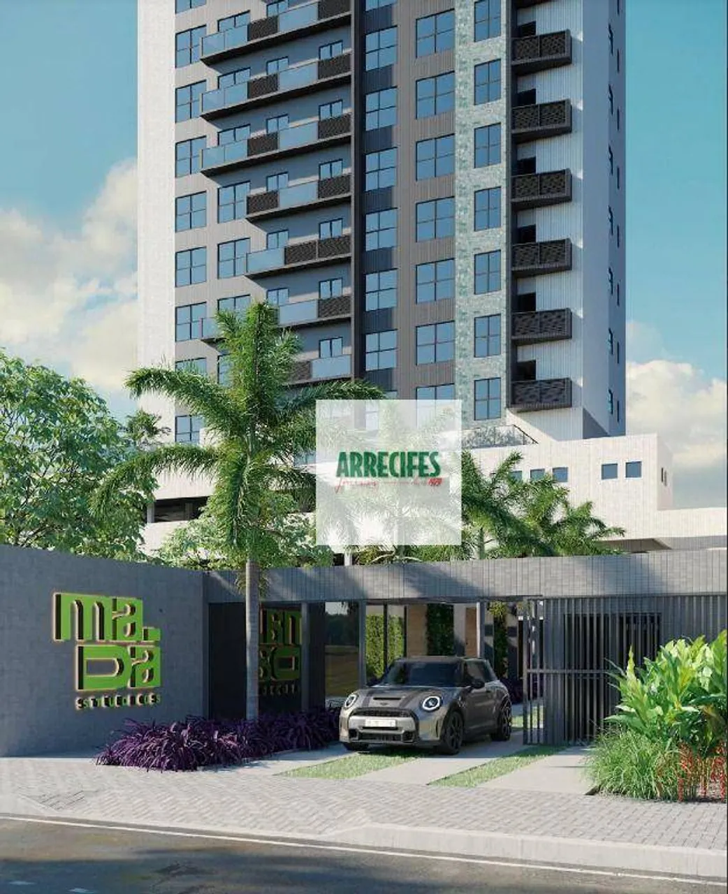 Studio com 1 dormitório à venda, 27 m² por R$ 279.000,00 - Madalena - Recife/PE