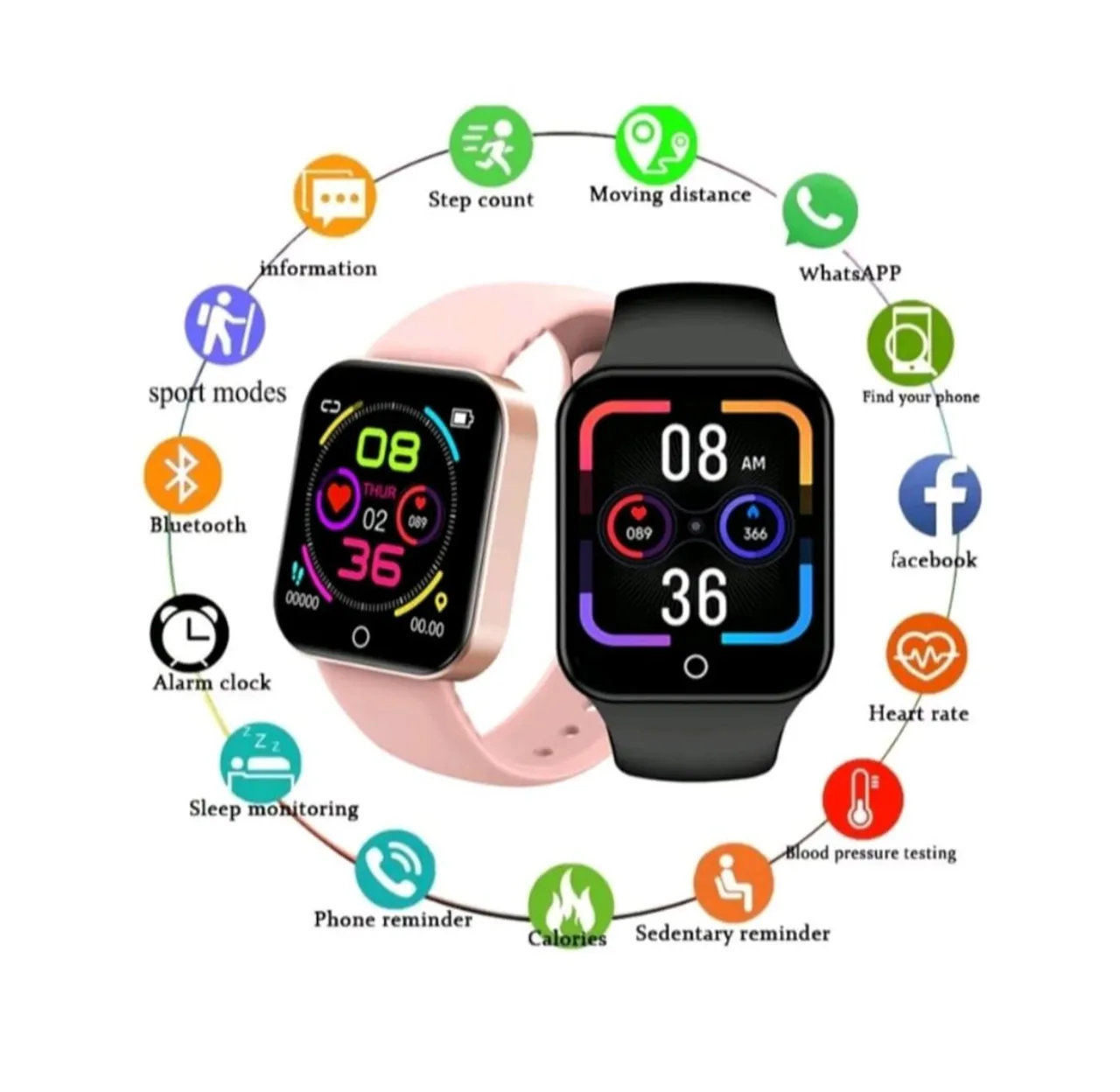 Smartwatch Sport Bluetooth Y78/D30