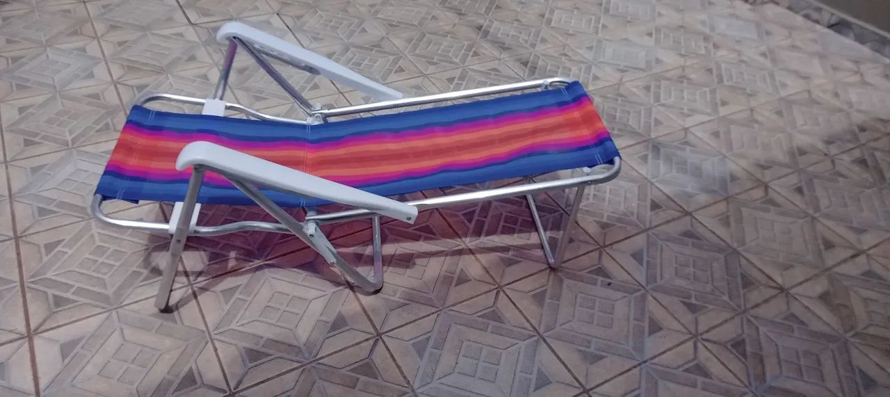 Cadeira de Praia , Camping - 8 Posições.  Nova - Foto 4