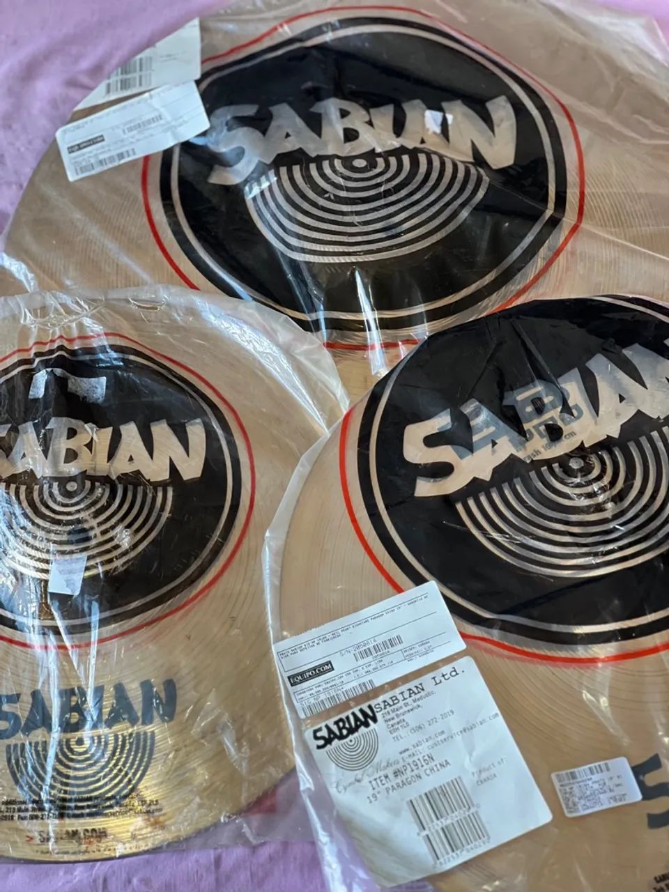 Kit de pratos Sabian B8 Pro - Foto 2