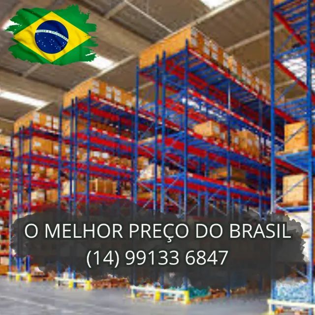 Porta Palete estruturado para galpão