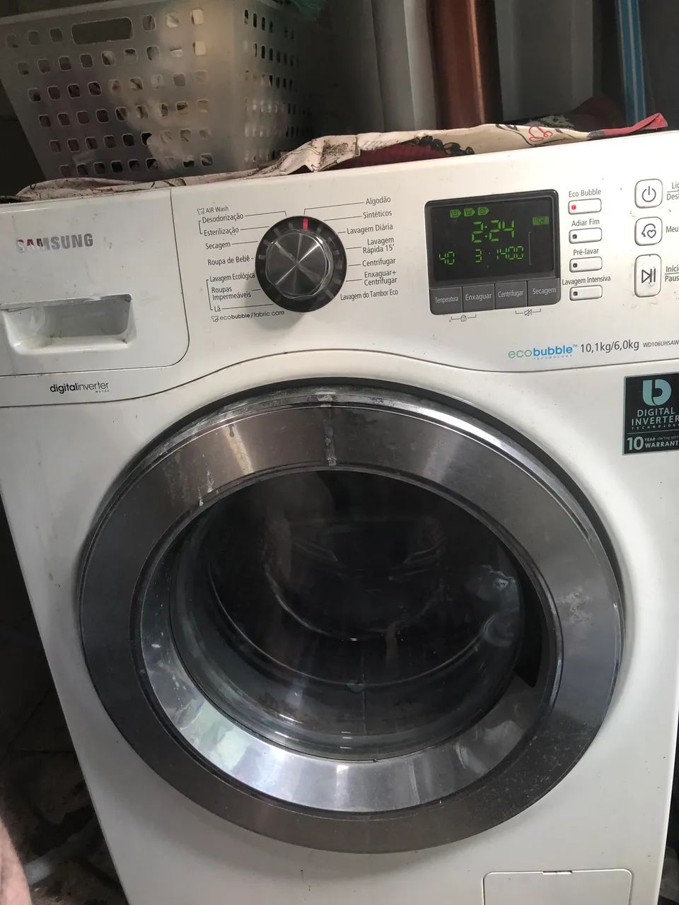 Máquina lava e seca Samsung eco bubble