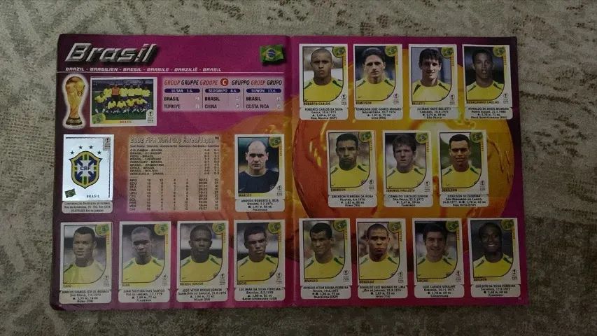 álbum copa do mundo 2002 completo penta - Foto 2