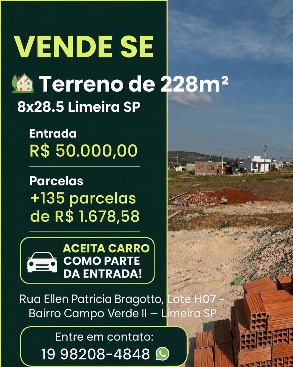 Venda terreno