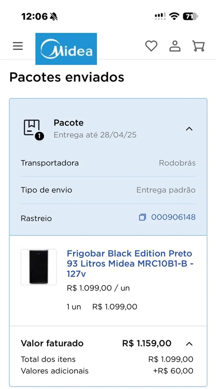 Frigobar Midea 93l - Foto 5