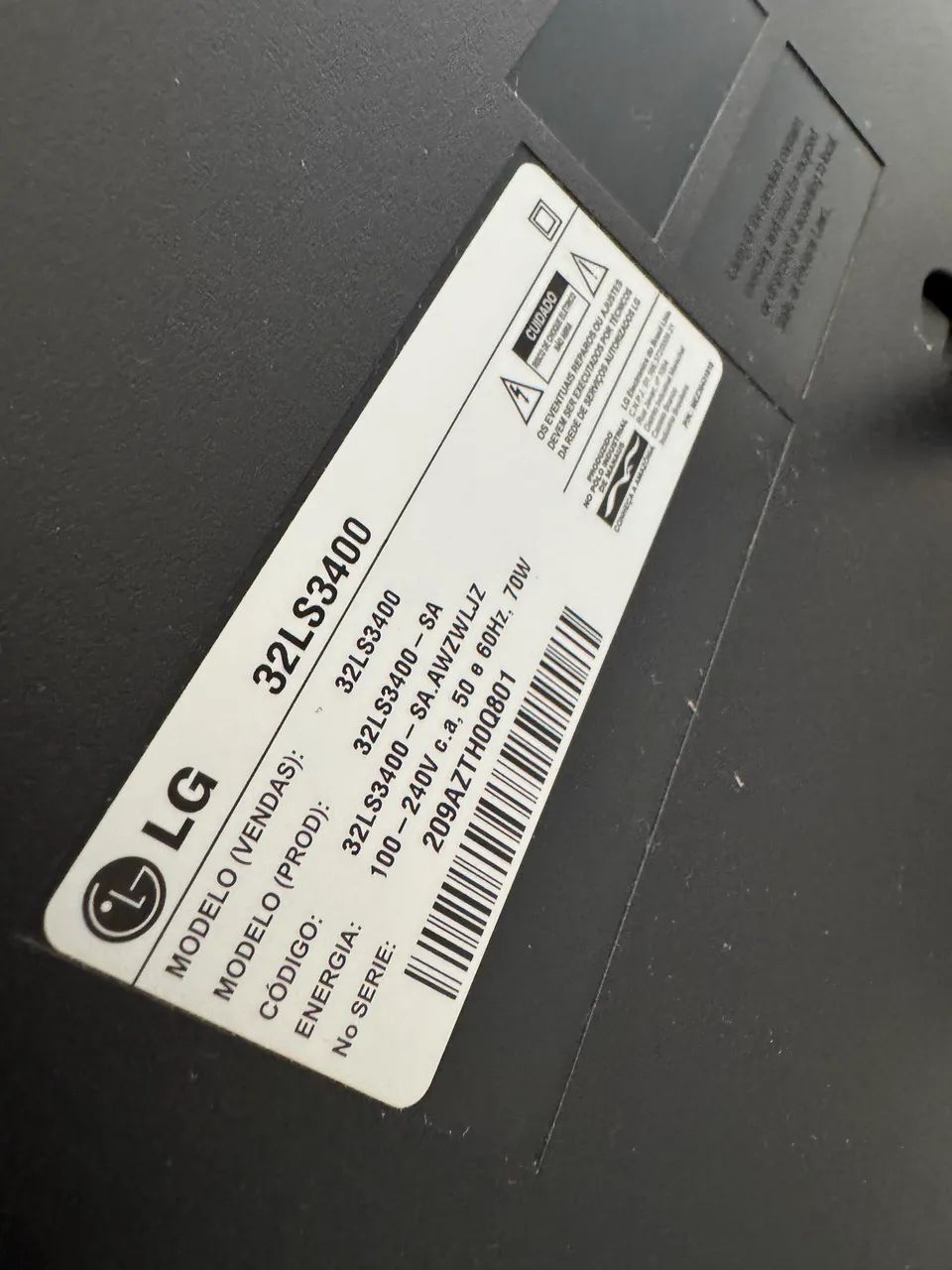 TV LG 32 Polegadas LED HD 32LS3400 HDMI USB - Foto 5