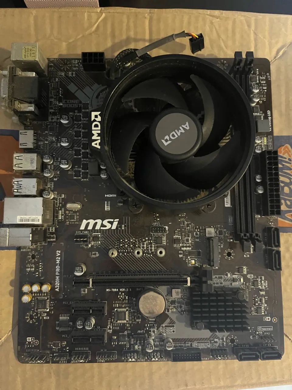 Placa mãe com processador Ryzen 3 3200g - Foto 2
