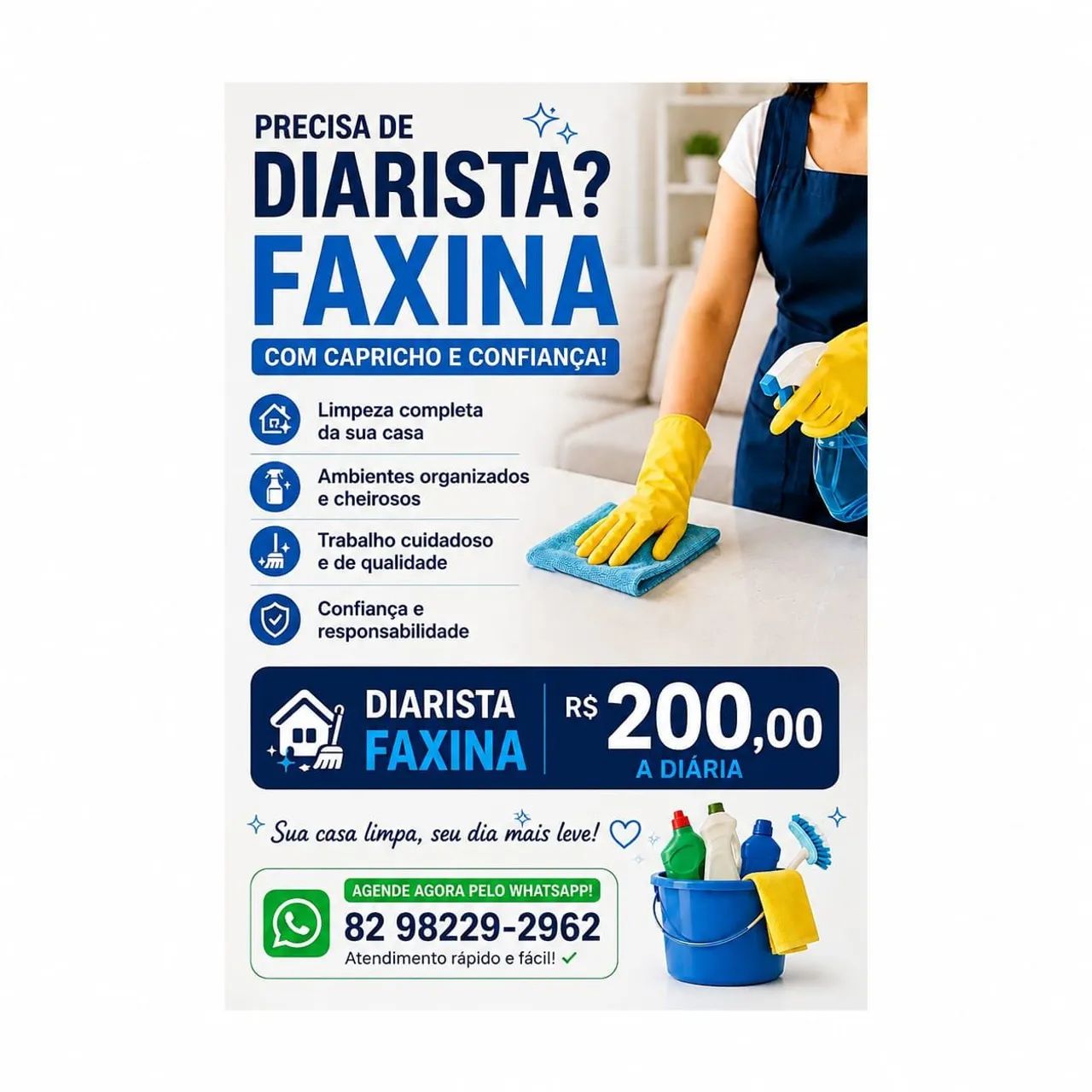 Diarista/faxina 