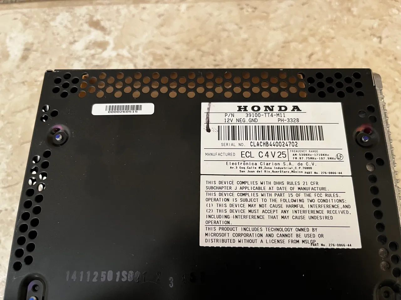 Som rádio CD Honda original  - Foto 4