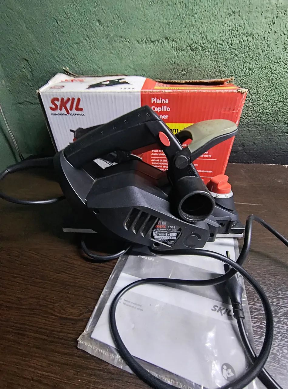 Plaina Elétrica Manual Skil 1555 127 V - Foto 3