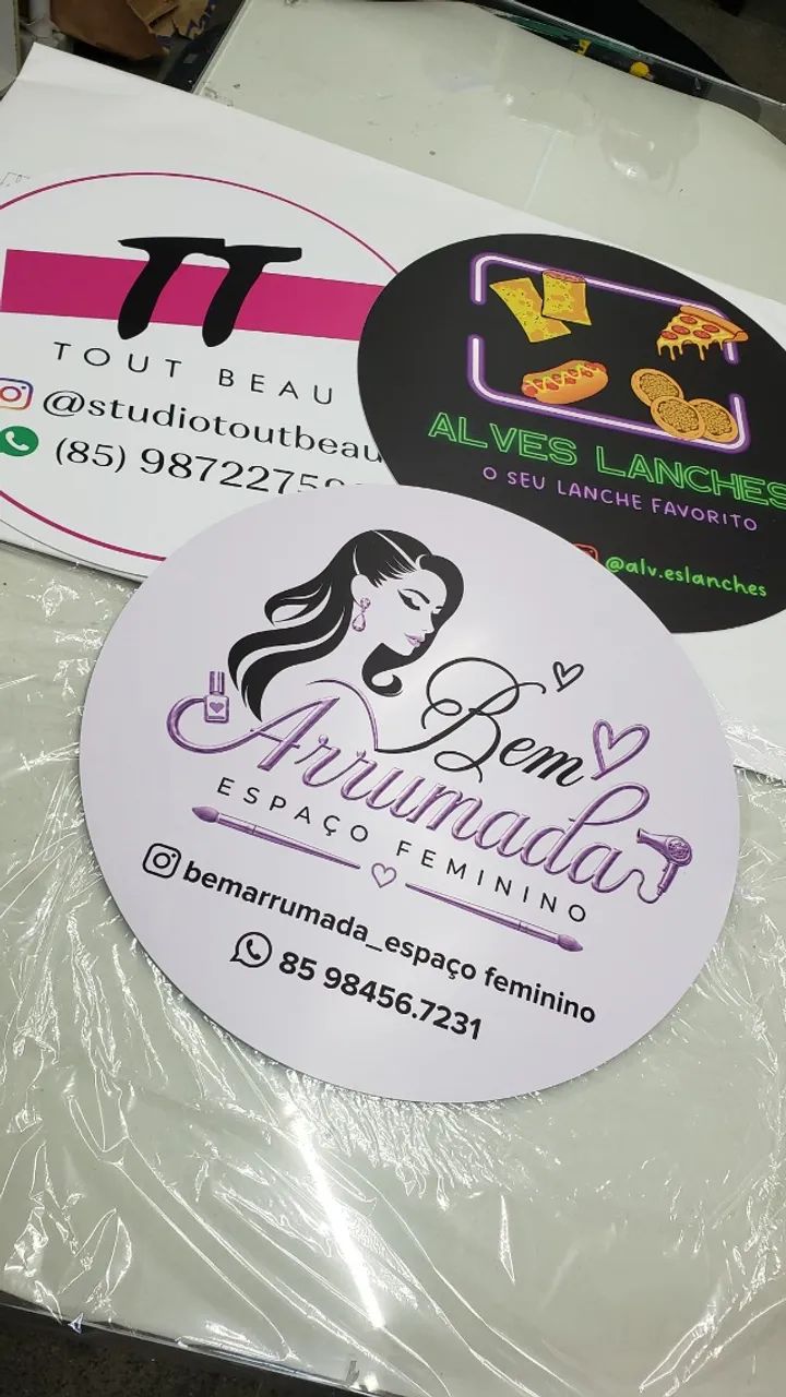 Fachadas para loja personalizado com logomarca - Foto 2