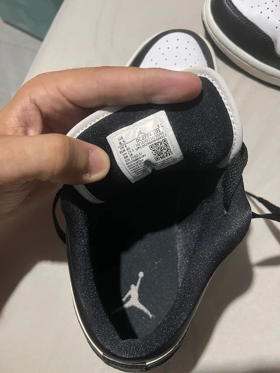 Tênis Air Jordan 1 Low Panda (2023) - Foto 3