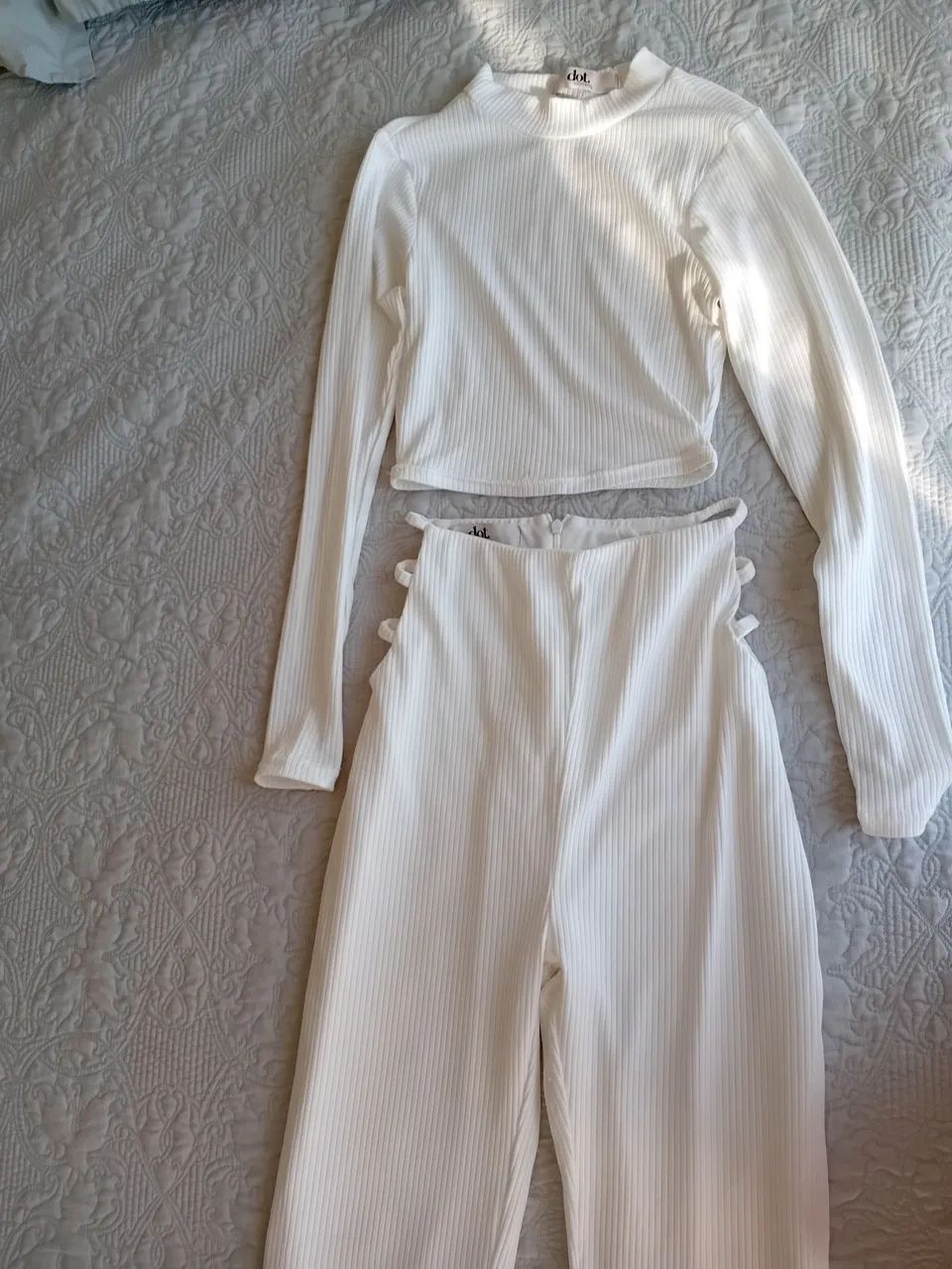 Conjunto branco P 