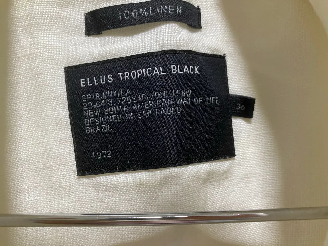 Blazer linho marca Ellus tamanho 36 - Foto 4