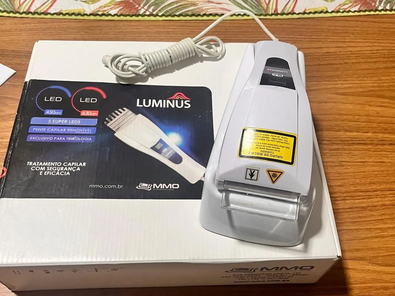 Aparelho Luminus Fototerapia Led Profissional Completo + Caixa. - Foto 2