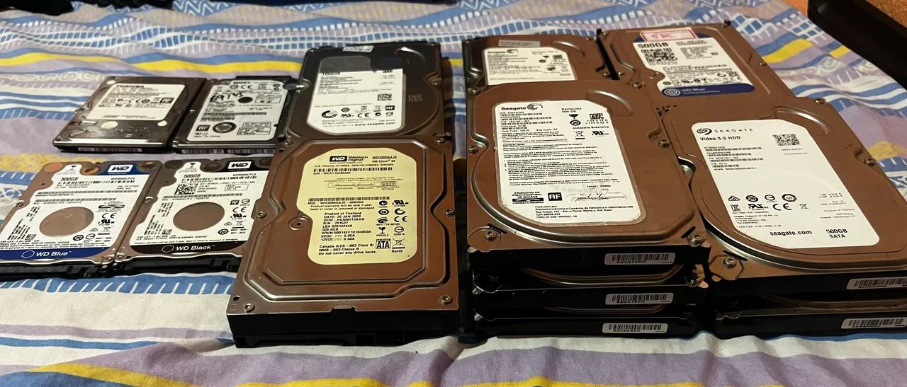 Lote de HDs | Notebooks e Desktop | Funcionando 
