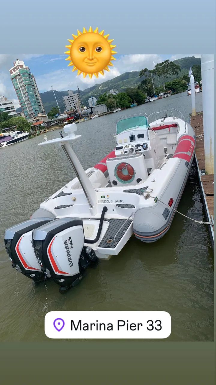 ZEFIR 800 FULL COM 02 MOTORES POPA 150HPs cada - Foto 2