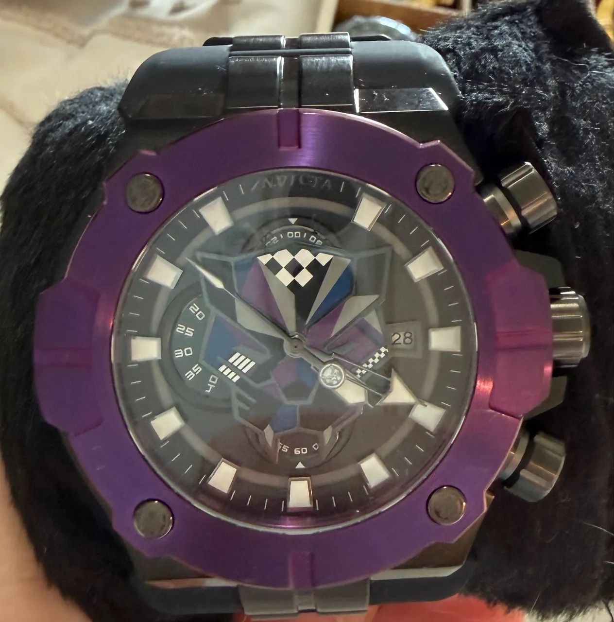 Relógio Invicta Marvel 52mm roxo