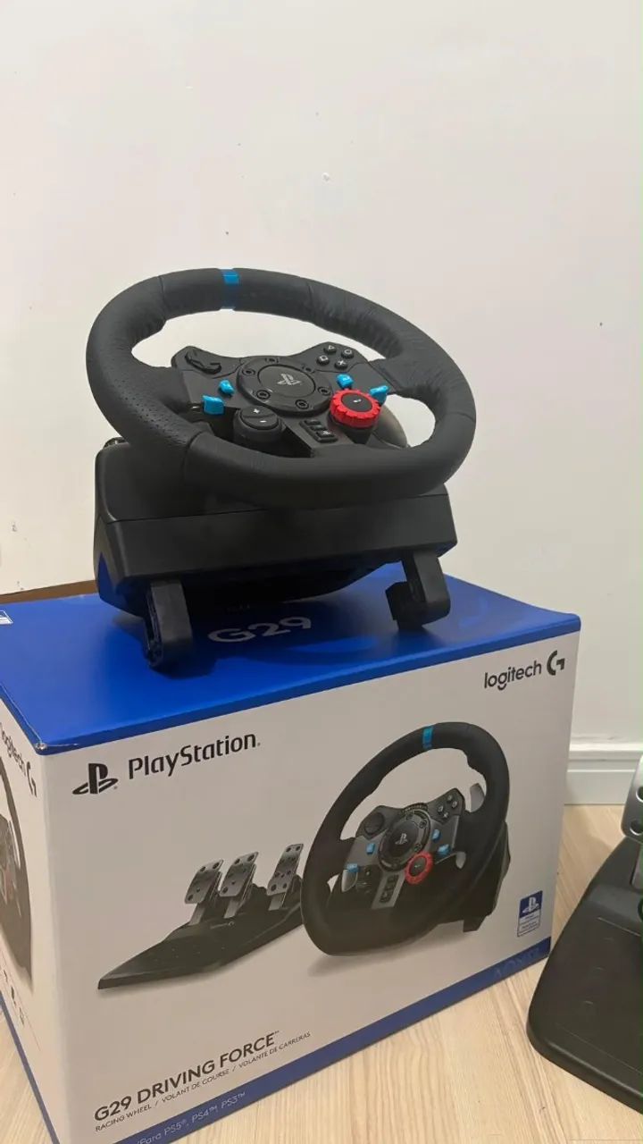 Logitech Volante E Pedais G29 Driving Force Pc/ps5/ps4/ps3  * - Foto 2