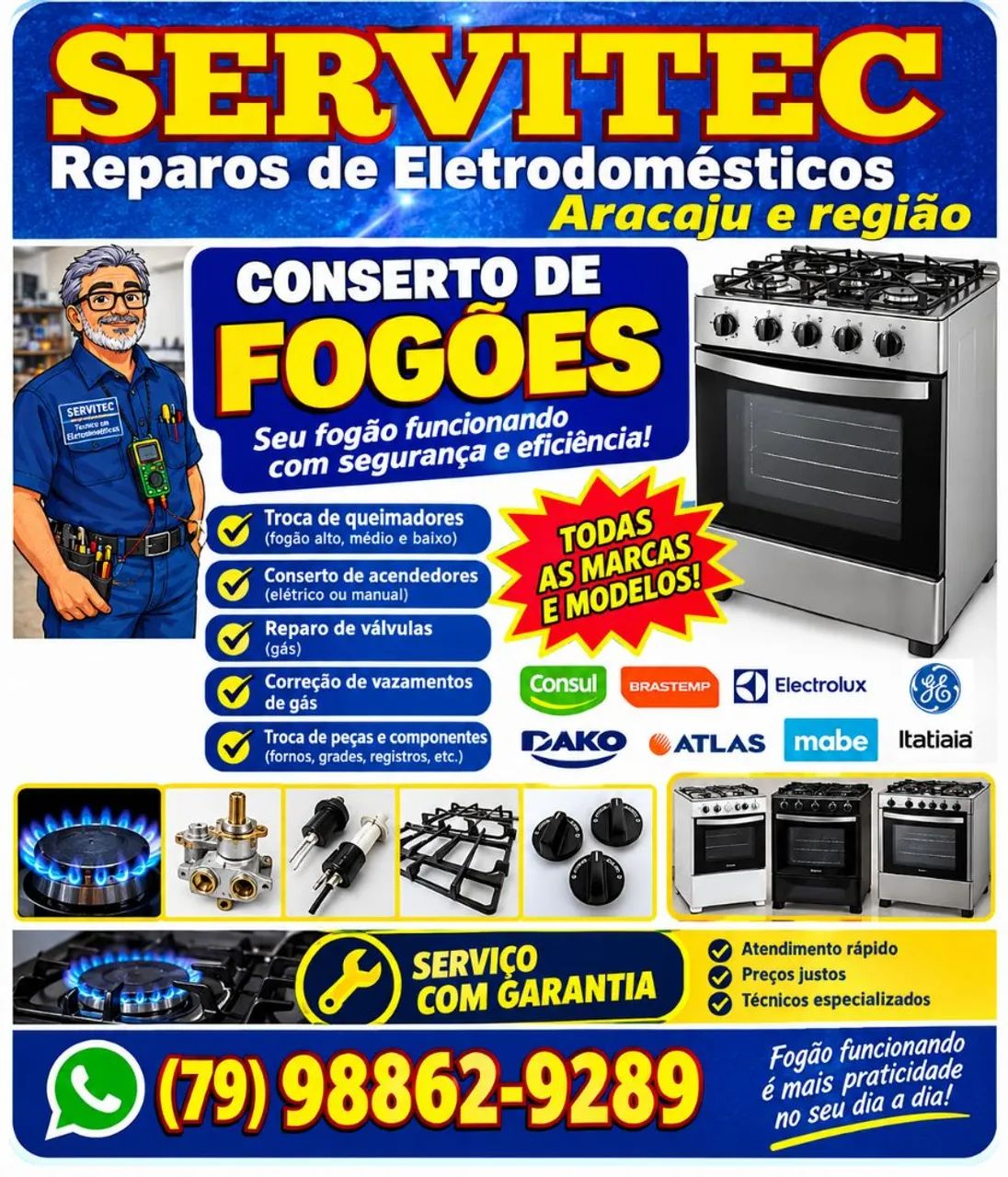 Conserto  de Fogões 