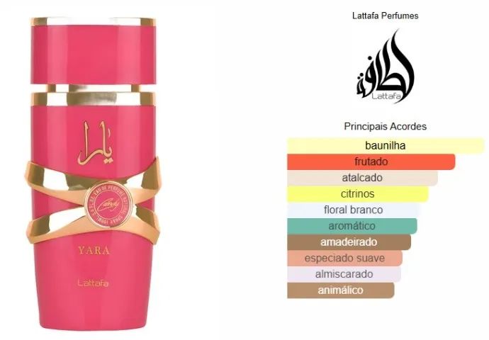 Kit Perfume Lattafa Yara Edp 100ml + Yara Candy Edp 100ml - Foto 5