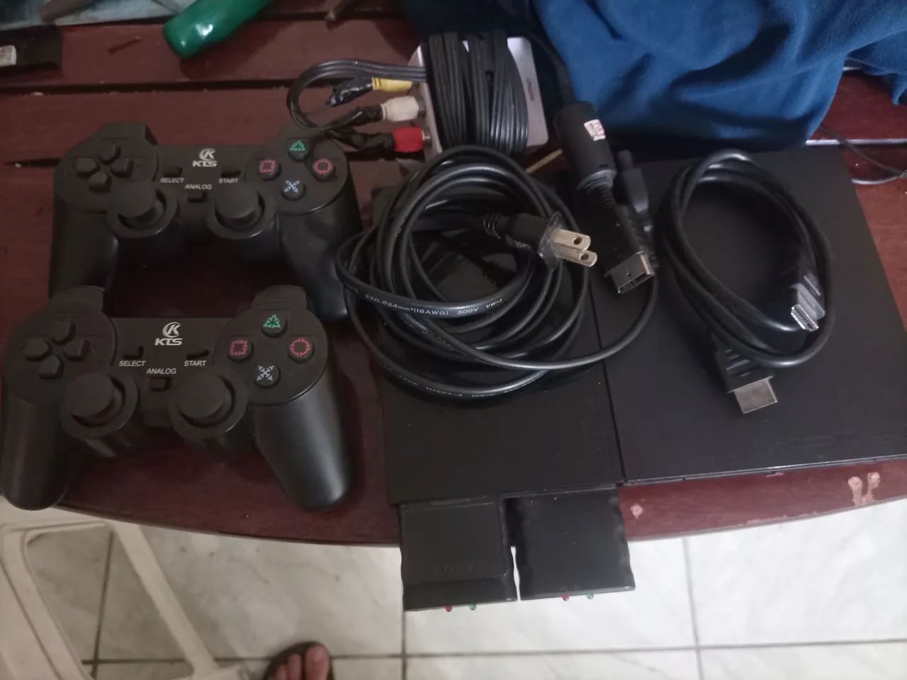 PS2 funcionando perfeitamente completo