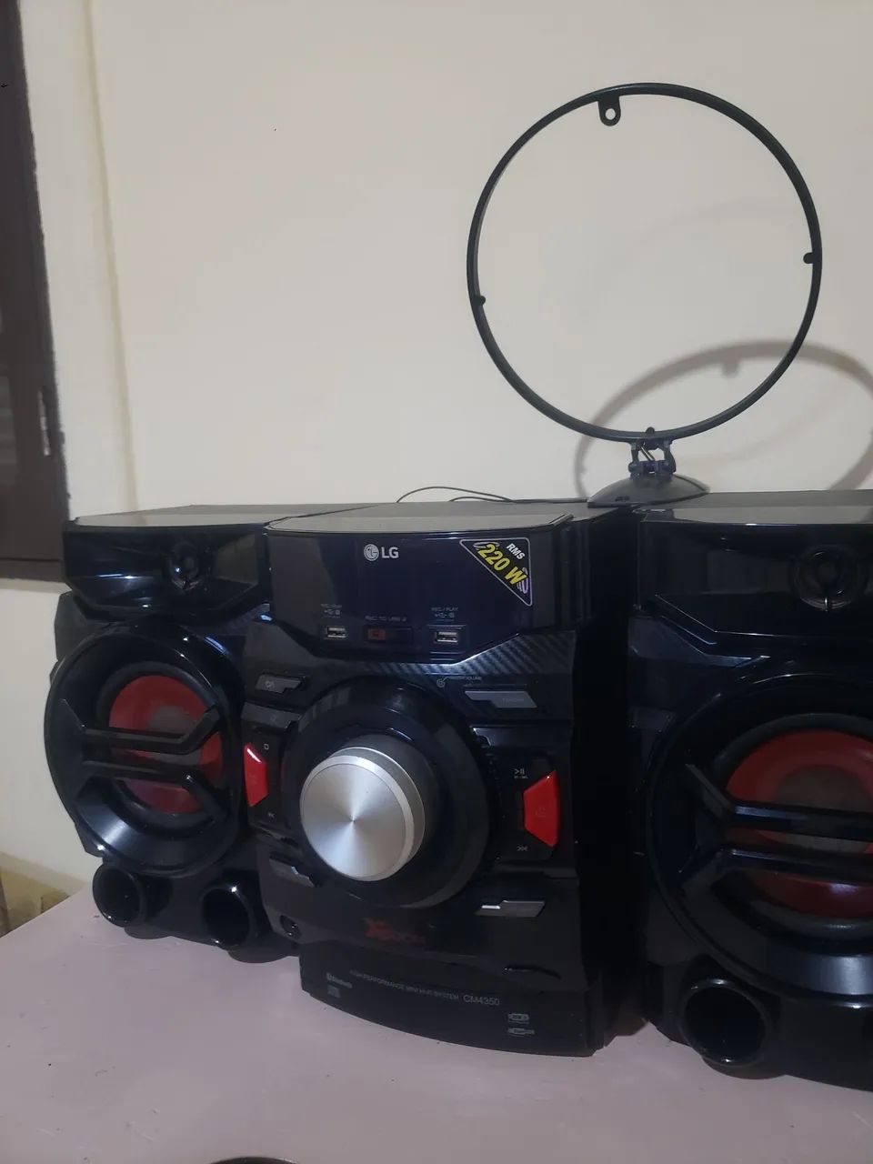 Mini system com Bluetooth e CD com controle original  - Foto 2