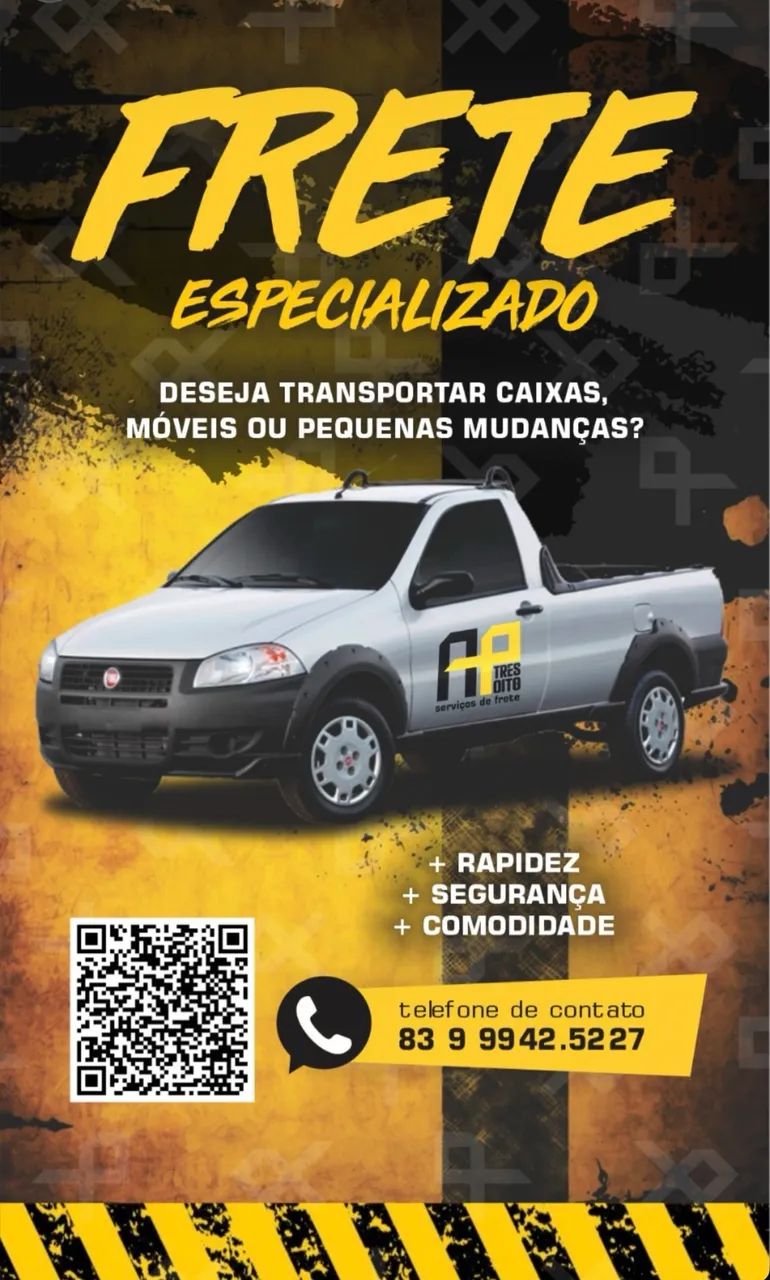 Frete e pequenas mudanças 