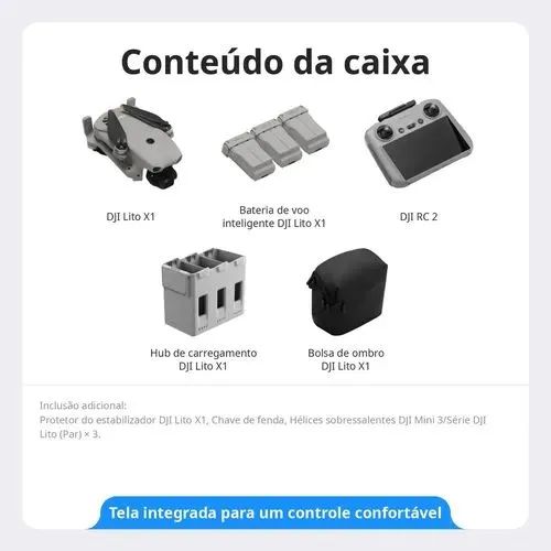 Drone Dji Lito X1 Combo Fly More RC2 (com tela) - lacrado  - Foto 2
