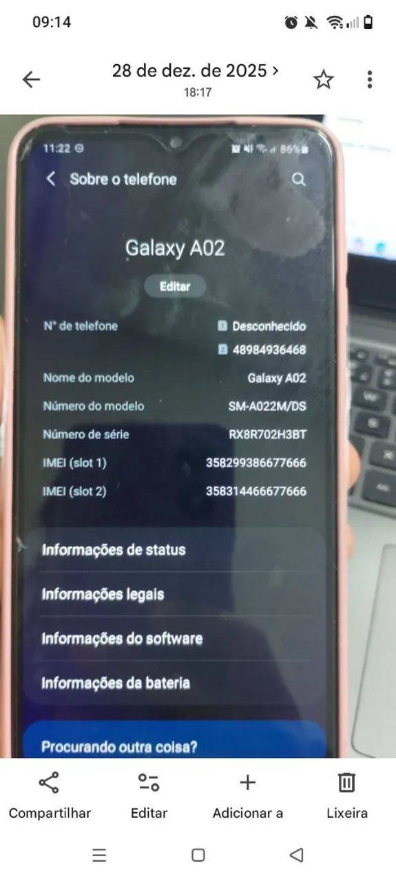 Celular Samsung estragado - Foto 4