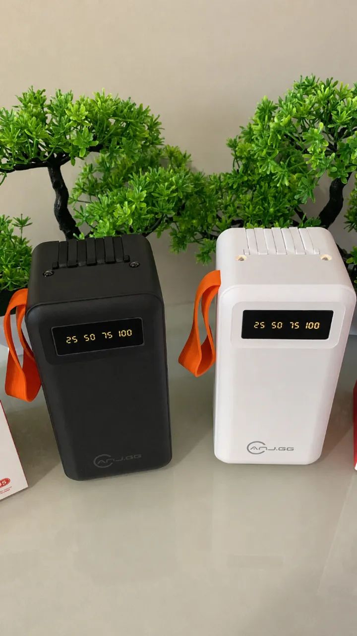 Power Bank 50.000mAh 66W Quick Charge com 4 Cabos e Lanterna - Foto 4