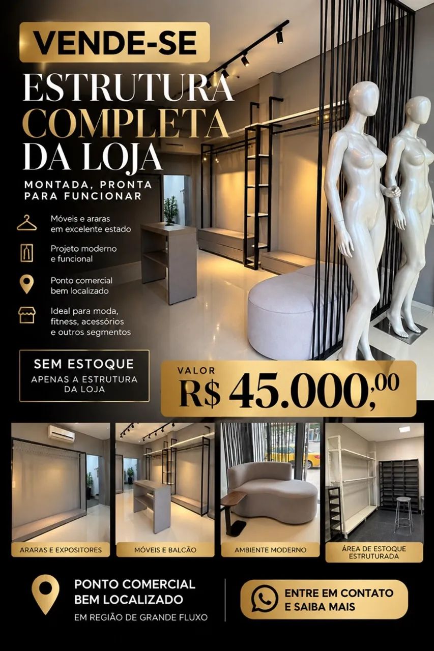 Loja de Roupa próximo ao Praia Clube (sem estoque )