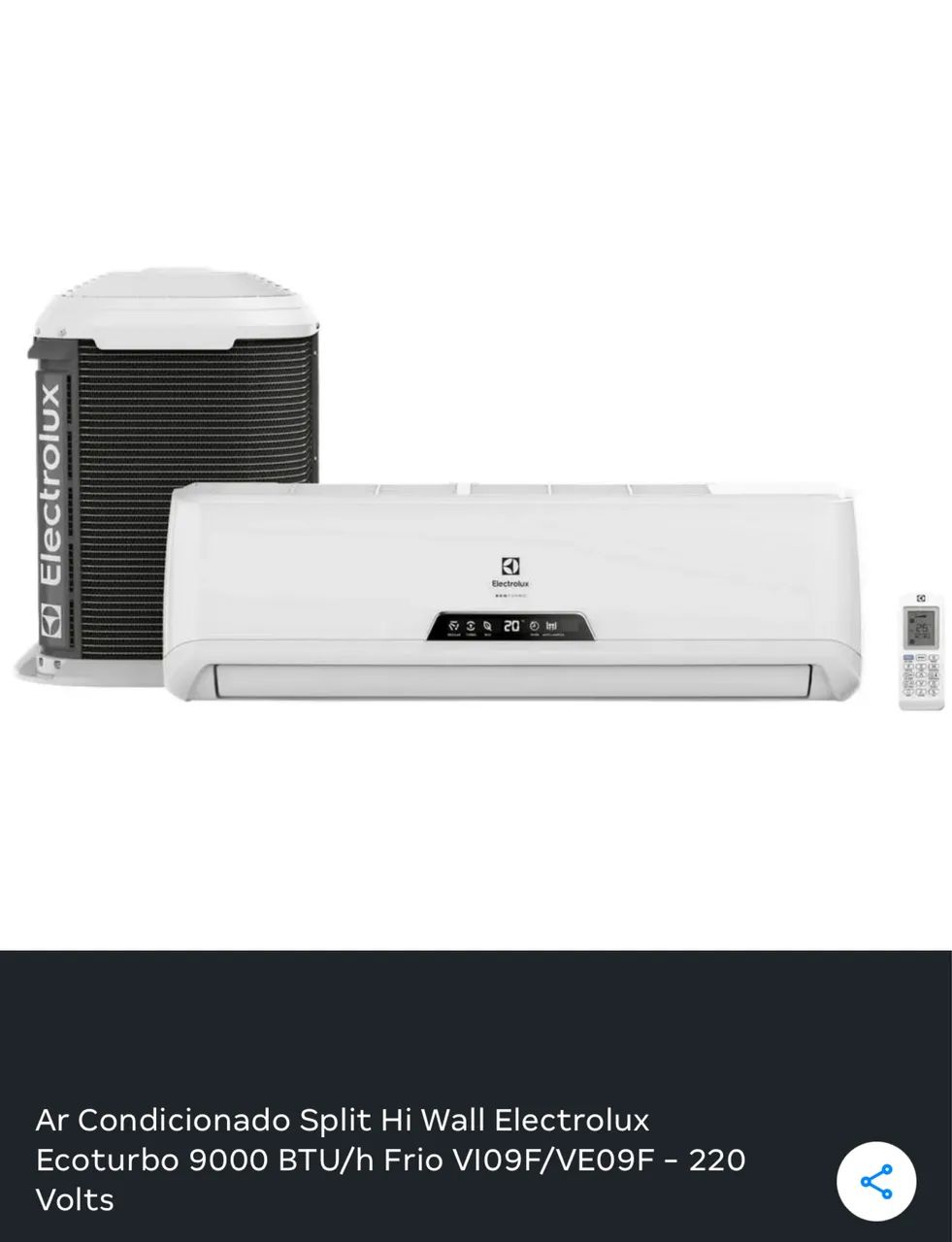Ar Condicionado Electrolux 